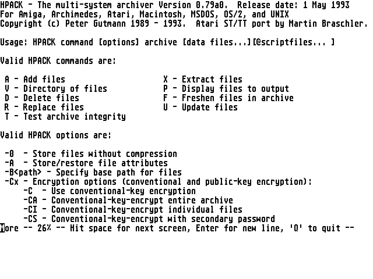 HPack - The Multi-System Archiver — screenshot 1